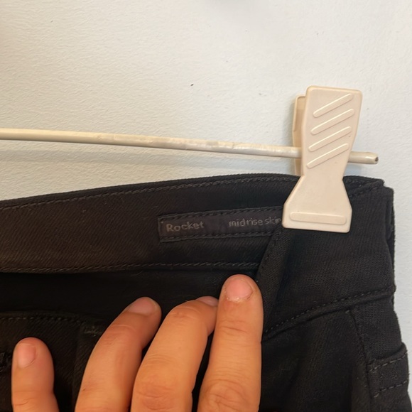 Like new Citizens of Humanity black jeans. Size 24. Rocket midrise skinny jean. - Picture 2 of 4